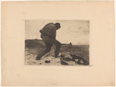 Lavoratore della brughiera da Willem Witsen (signed by artist)
