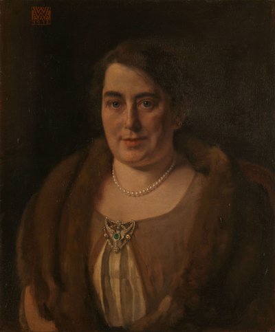 Adèle van Meekren, la seconda moglie di Andries van Wezel da Willem Arnoldus Witsen