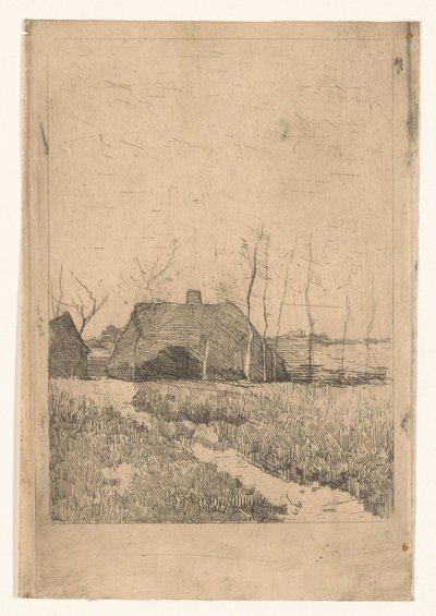 Fattoria di sera da Willem Arnoldus Witsen