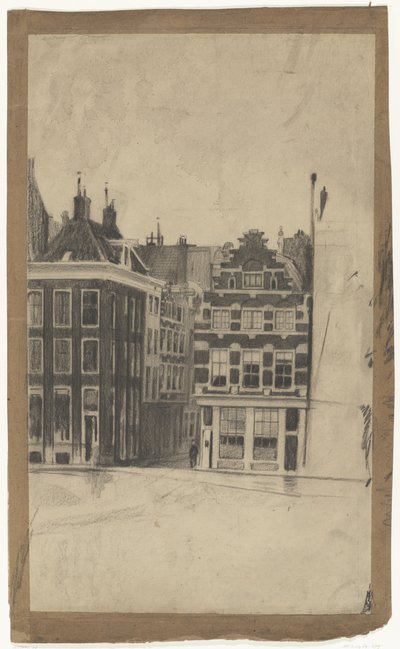 La Halvemaansteeg ad Amsterdam da Willem Arnoldus Witsen