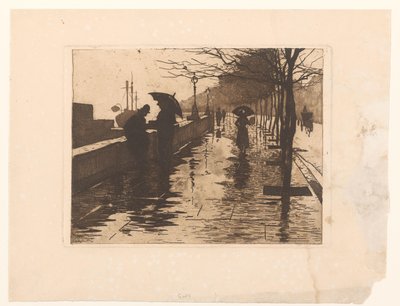 Veduta di Victoria Embankment a Londra da Willem Arnoldus Witsen