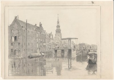 Veduta della città con la Montelbaanstoren da Willem Arnoldus Witsen