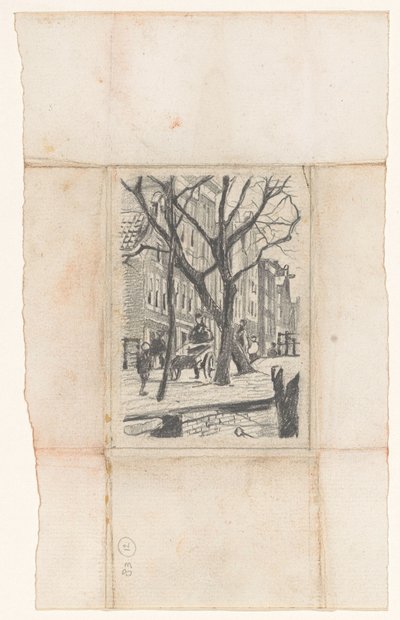 Veduta della città di Amsterdam: Rechtboomsloot da Willem Arnoldus Witsen