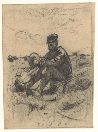 Pastore seduto da Willem Arnoldus Witsen