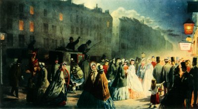 Scena nello Strand di Notte, c1860, 1942 da Willem de Famars Testas