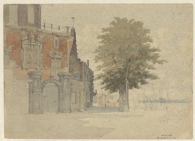 La Porta di Groothoofd a Dordrecht da Willem de Haas Hemken