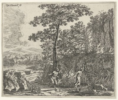 Paesaggio con Pan e Siringa da Willem de Heusch