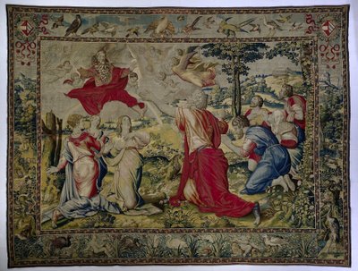 Dio benedice la famiglia di Noè da Willem de Pannemaker