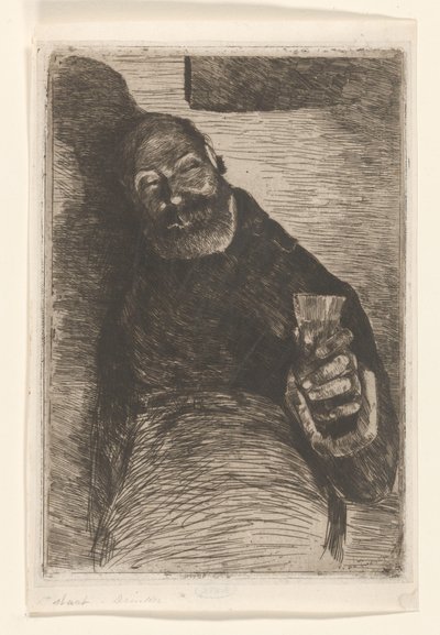 Bevitore da Willem de Zwart (signed by artist)