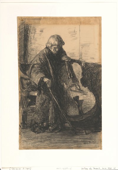 Violoncellista da Willem de Zwart
