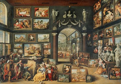 Lo studio di Apelle da Willem van II Haecht