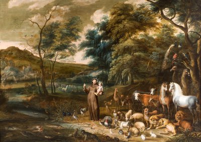 San Francesco con gli animali da Willem van, I and Hondt, Lambert de, I Herp