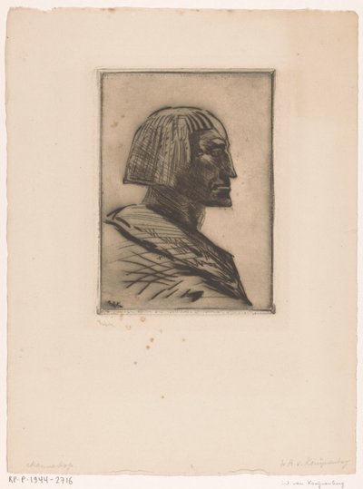 Ritratto di un uomo egiziano da Willem van Konijnenburg (signed by artist)