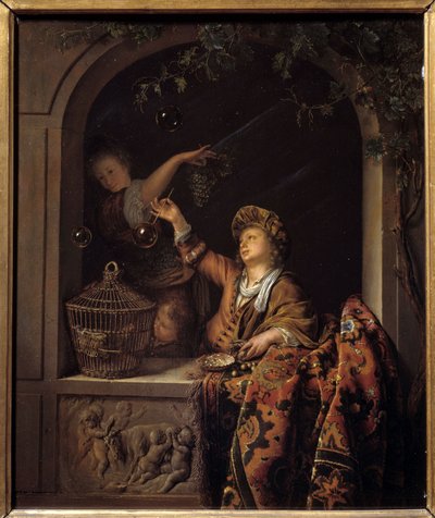 Bolle di sapone da Willem Van Mieris