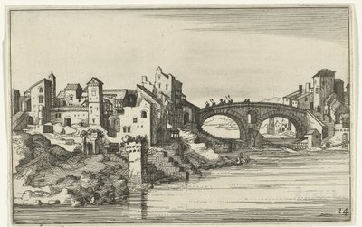 Ponte sul fiume da Willem van Nieulandt (II)