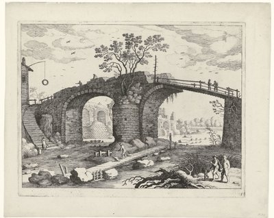 Ponte su un fiume da Willem van Nieulandt (II)