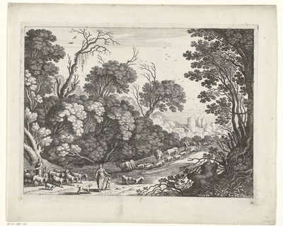 Pastori con il gregge da Willem van Nieulandt (II)