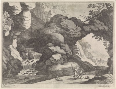 Paesaggio con Agar e Ismaele da Willem van Nieulandt (II)