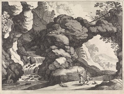 Paesaggio con Agar e Ismaele da Willem van Nieulandt (II)