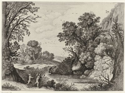 Paesaggio con Pan e Siringa da Willem van Nieulandt (II)