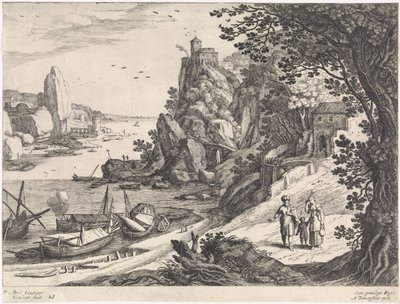 Paesaggio con la cacciata di Agar e Ismaele da Willem van Nieulandt (II)