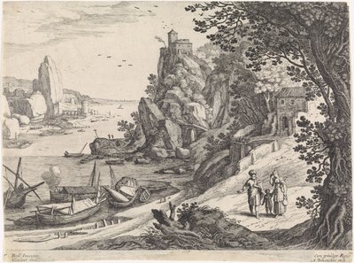 Paesaggio con la cacciata di Agar e Ismaele da Willem van Nieulandt (II)