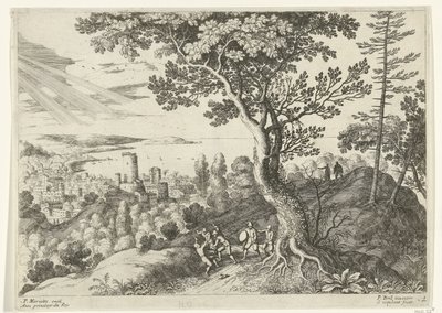 Viaggiatore attaccato da ladri da Willem van Nieulandt (II)
