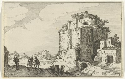 Rovina romana (serie: Rovine romane e paesaggi costieri) da Willem van Nieulandt (II)