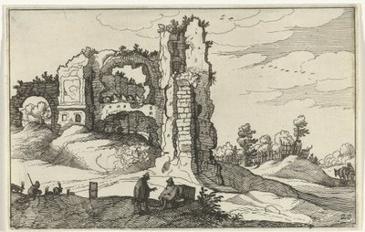Rovina con un portale da Willem van Nieulandt (II)
