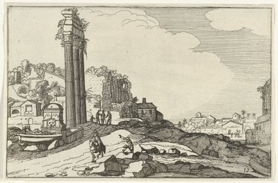 Tempio di Castore e Polluce da Willem van Nieulandt (II)