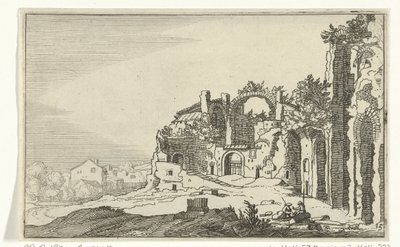 Terme di Diocleziano da Willem van Nieulandt (II)