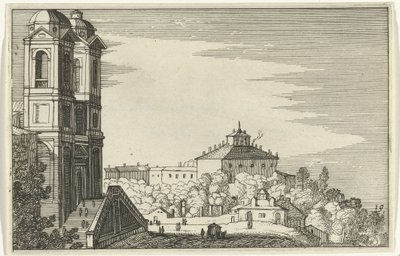 Trinità dei Monti a Roma da Willem van Nieulandt (II)