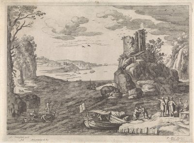 Varie navi in una baia da Willem van Nieulandt (II)