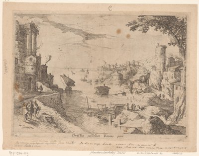 Paesaggio con i discepoli di Emmaus da Willem van Nieulandt