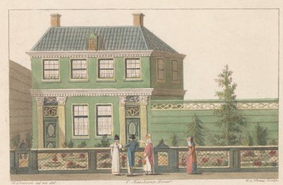 Edificio al lato est 219 a Zaandam, 1824 da Willem van Senus