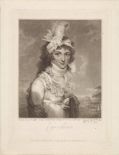 Ritratto di Carolina Amalia Elisabetta di Brunswick-Wolfenbüttel da Willem van Senus