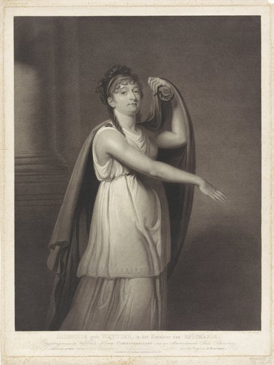 Ritratto di Johanna Cornelia Ziesenis-Wattier da Willem van Senus