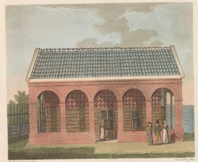 Casa dello Zar Pietro a Zaandam, 1824 da Willem van Senus