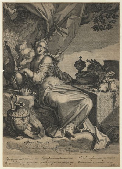 Allegoria della vanità e della natura transitoria dei beni mondani, 1608 da Willem van Swanenburgh