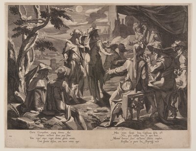 Giudici Areopagiti di Atene, tavola 8 da Troni di giustizia (Thronus Iustitiae) da Willem van Swanenburgh