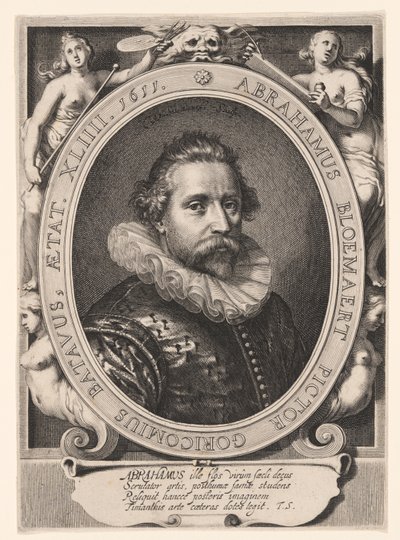 Ritratto di Abraham Bloemaert da Willem van Swanenburgh