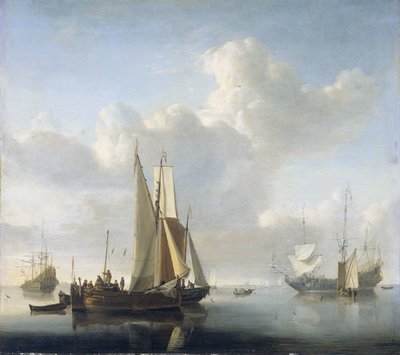 Navi al largo della costa da Willem van de Velde (II)