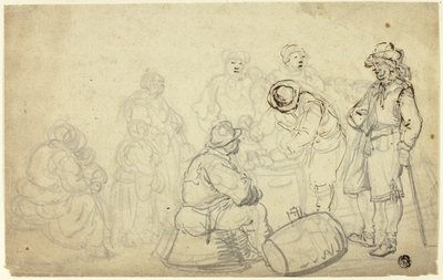 Scena contadina da Willem van de Velde I
