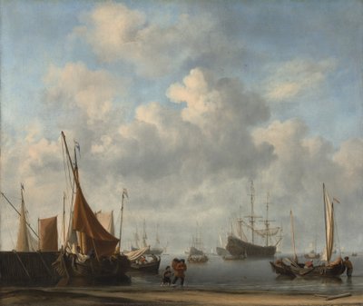 Ingresso a un porto olandese, ca. 1665 da Willem van de Velde the Younger