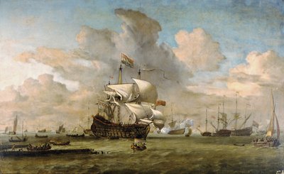 Hollandia, 1692 da Willem van de Velde the Younger
