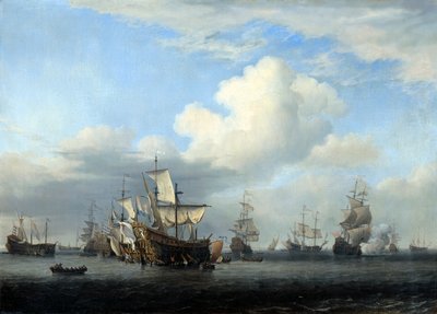 La cattura di Swiftsure, Seven Oaks, Loyal George e Convertine..., c1666 da Willem van de Velde the Younger