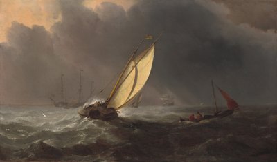 Prima della tempesta da Willem van de Velde the Younger and Studio