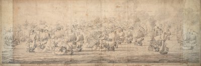 La Battaglia di Lowestoft, 3-13 giugno 1665 da Willem van de the Elder Velde
