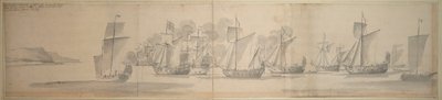 Il passaggio di Maria di Modena da Calais a Dover, 21 novembre/1 dicembre 1673 da Willem van de the Elder Velde