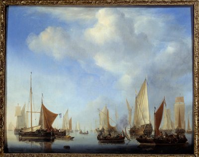 La piccola flotta da Willem van de Velde the Younger